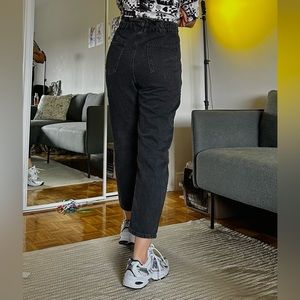 Zara mom style jeans Black